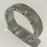 Cool & Knurl Steel Cock Ring